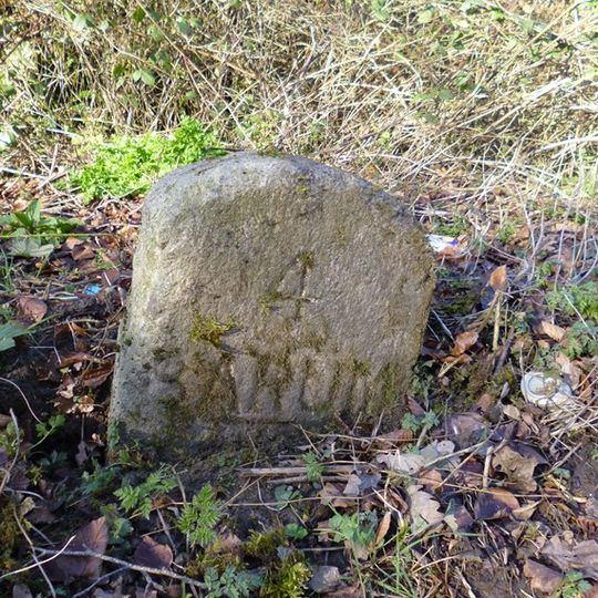 Milestone, Old Barnstable Road, Huish Moor, 20m S of small bridge, 25m N of field gate