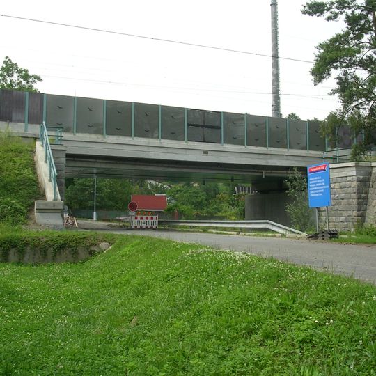 Railway bridge over the Bakovský potok in Vepřek