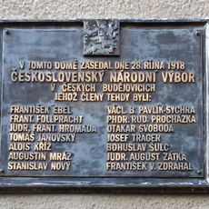 Plaque to the Czechoslovak National Committee