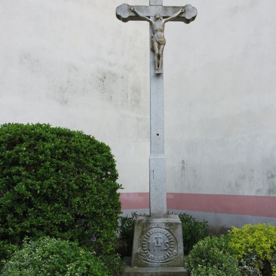Wayside cross at the church