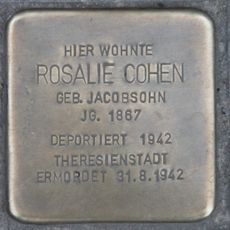 Stolperstein dedicated to Rosalie Cohen