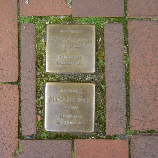 Stolperstein en memoria de Sophie Eichwald