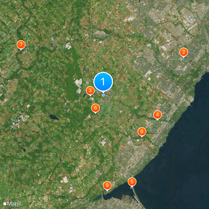 Regional Municipality of Halton Map