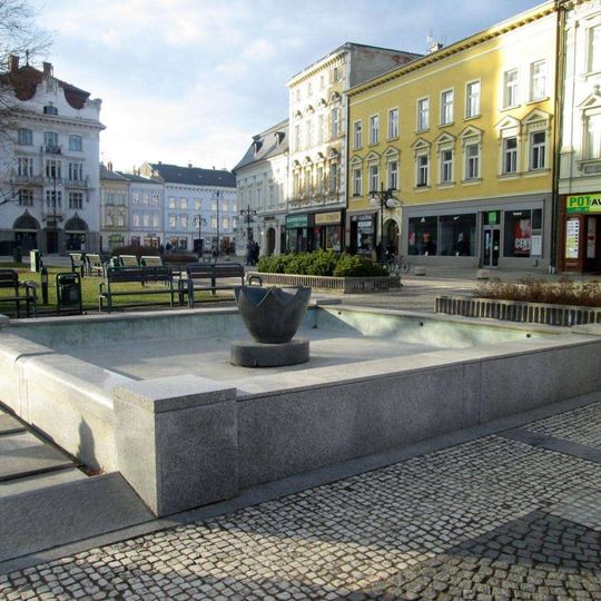 Kašna na náměstí T. G. Masaryka v Prostějově