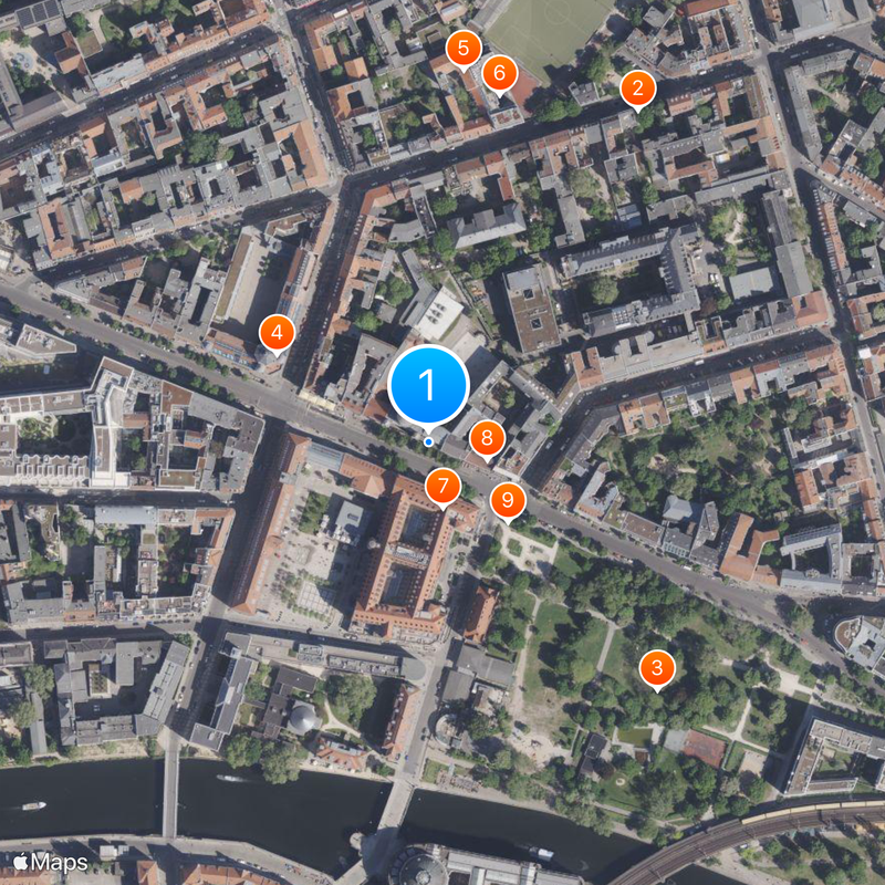 New Synagogue Berlin Map