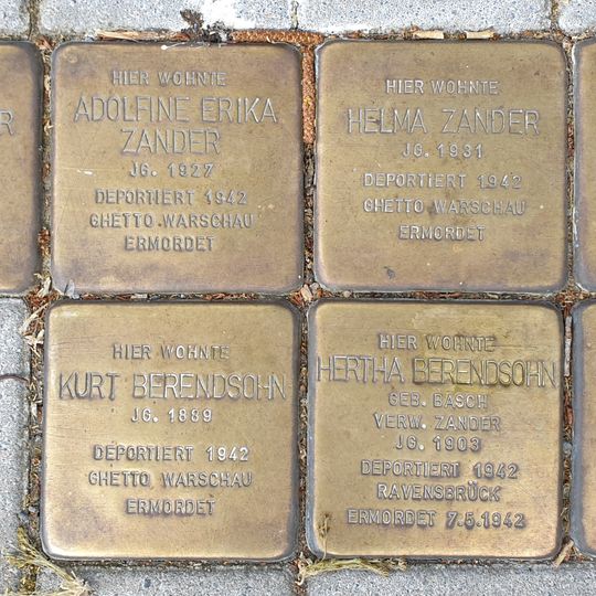 Stolperstein dedicated to Kurt Berendsohn
