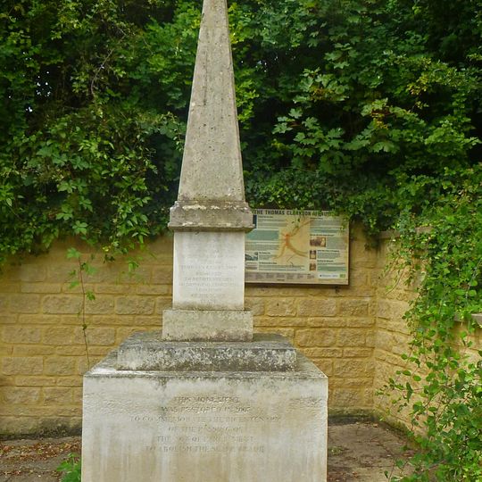 Clarkson Monument On  High Cross Hill