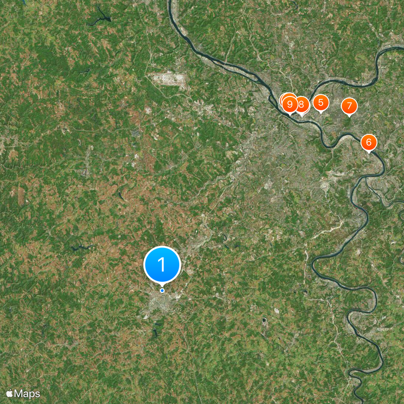Condado de Washington Mapa