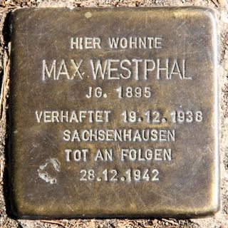 Stolperstein für Max Westphal