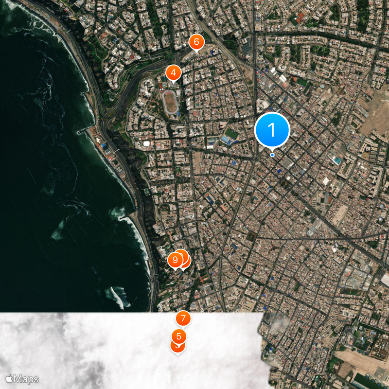 Barranco District Mapa