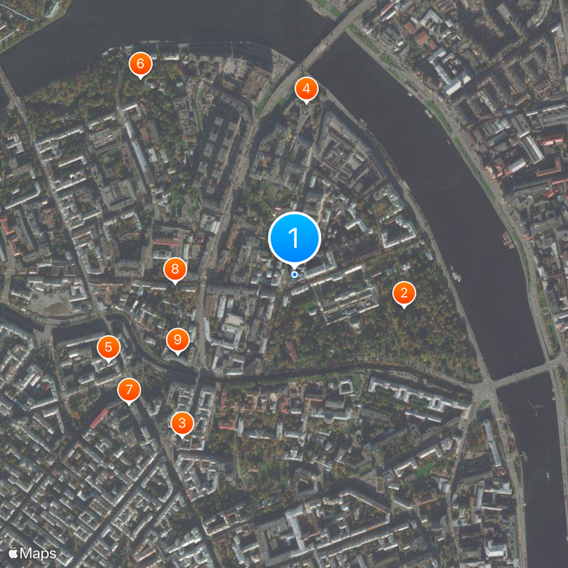 Saint Petersburg State Electrotechnical University Map