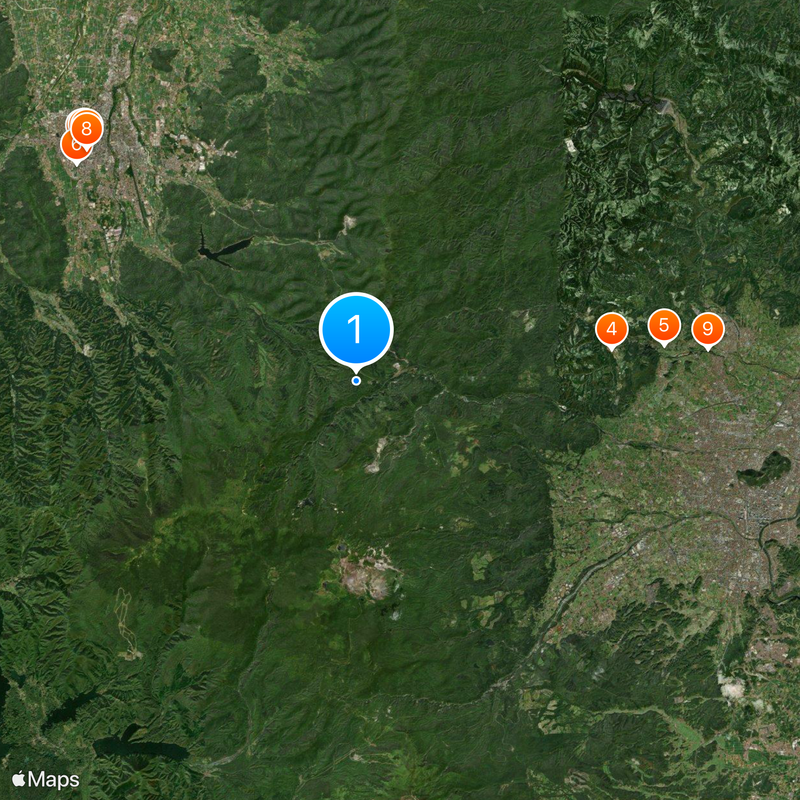Itaya Pass Map
