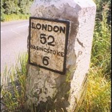 Milestone, Ashe Park, 200m W of entrance