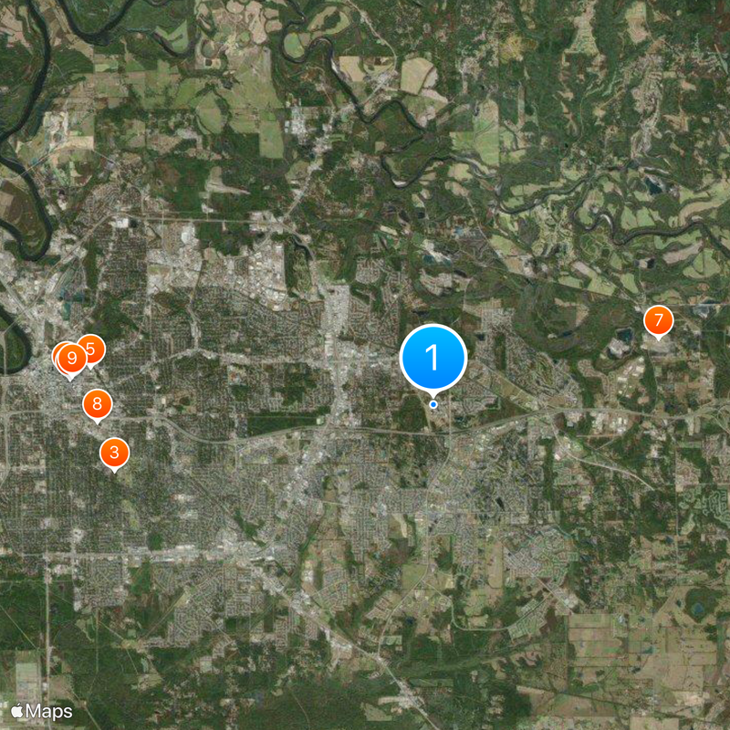 Auburn University at Montgomery Map