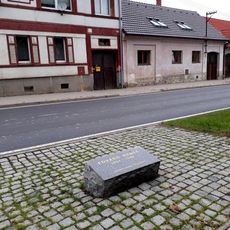 Základní kámen pro pomník Edvarda Beneše v Kožlanech