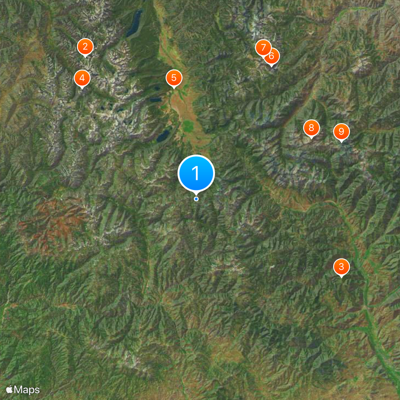Salmon River Map