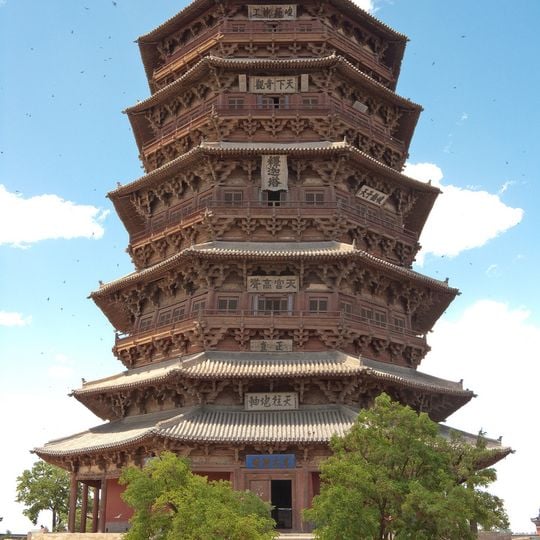 Pagoda Sakyamuni del templo Fogong