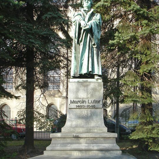 Statue of Martin Luther in Bielsko-Biała