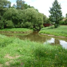 Železniční most přes Vápovku v Dačicích