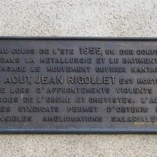 Plaque à Jean Rigollet