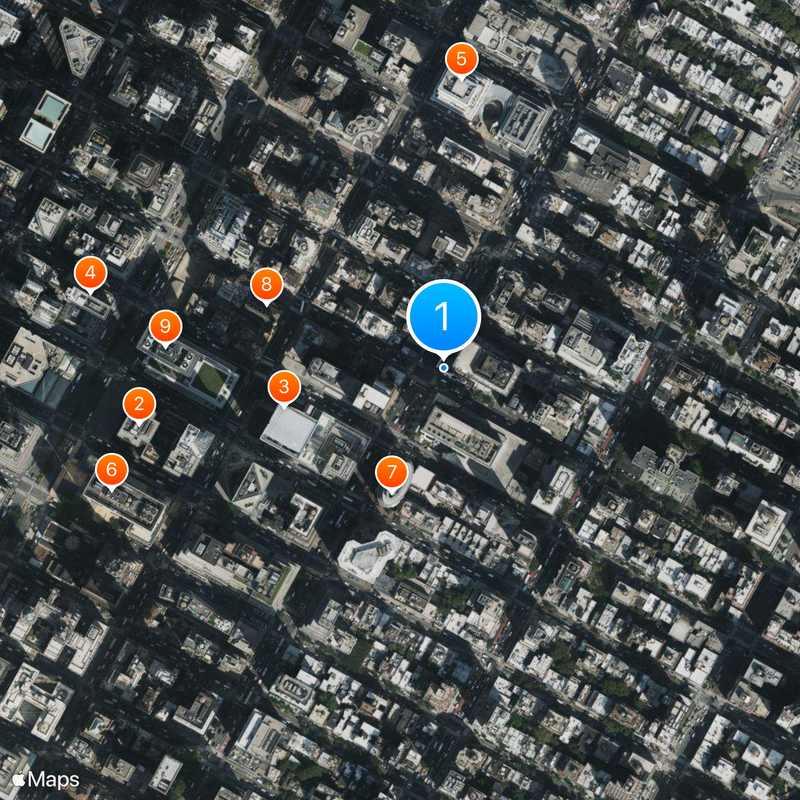 P. J. Clarke's Karte