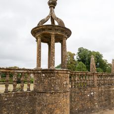Walls, Turrets And Gateway To East Forecourt Of Montacute House