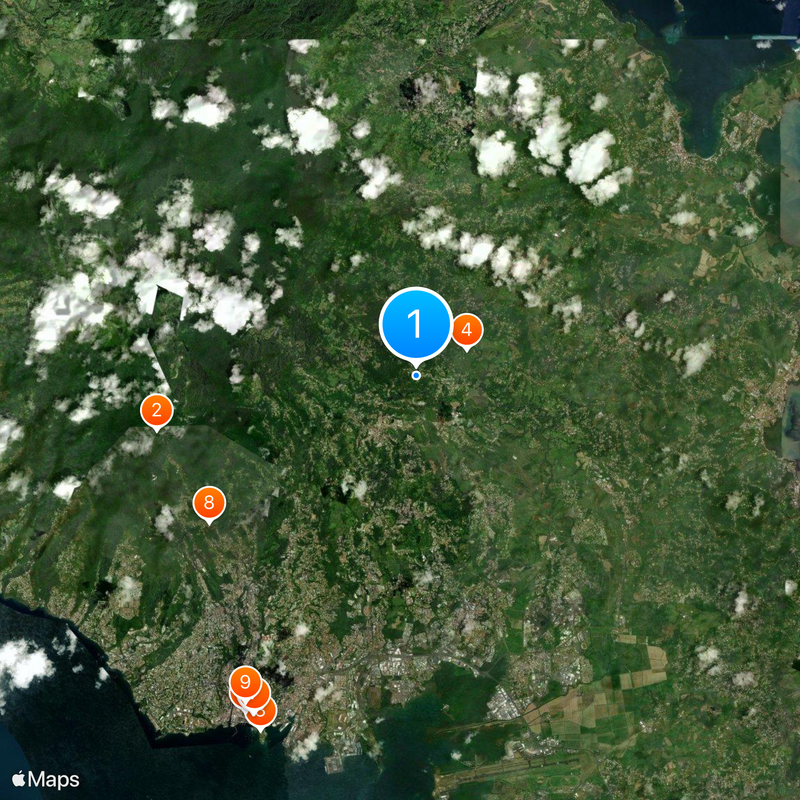 Antillas francesas Mapa