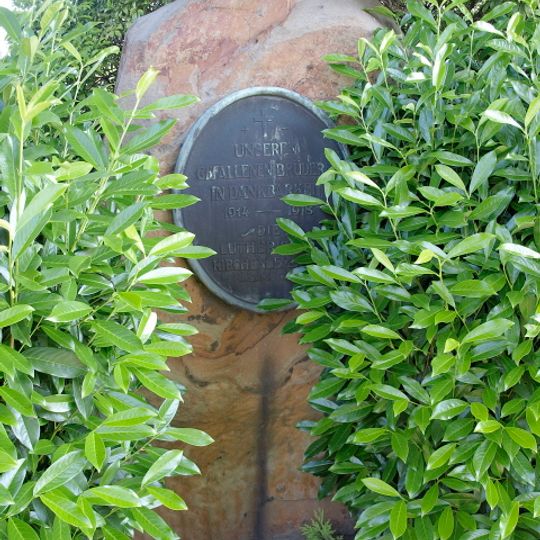 Kriegerdenkmal auf dem lutherischen Friedhof in Ronsdorf