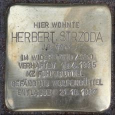 Stolperstein en memoria de Herbert Strzoda