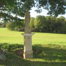 Socha svaté Barbory jižně od Kolešova