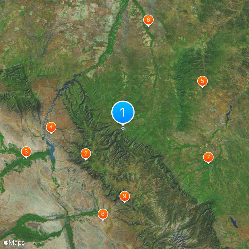 Little Bighorn River Map