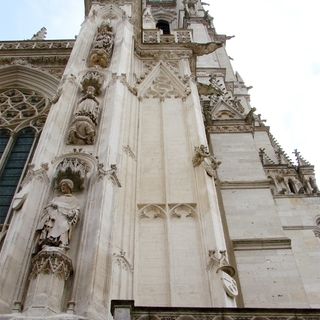 Beau Pilier de la cathédrale d'Amiens