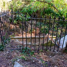 Chest Tomb, Headstone And Railings Against The South Wall Of The Churchyard About 21 Metres South East Of Church Of St John The Baptist