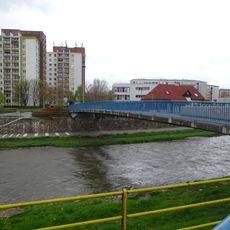 Footbridge over the Opava in Opava