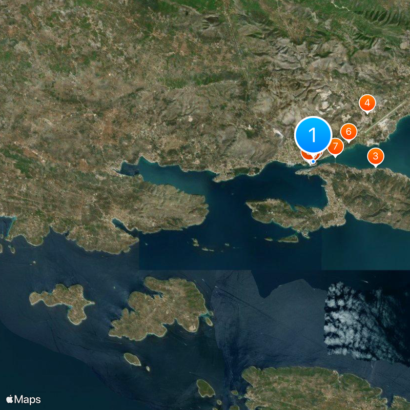 Trogir Map