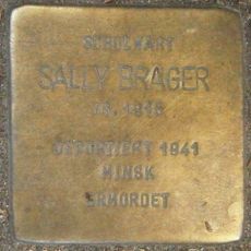 Stolperstein à la mémoire de Sally Brager