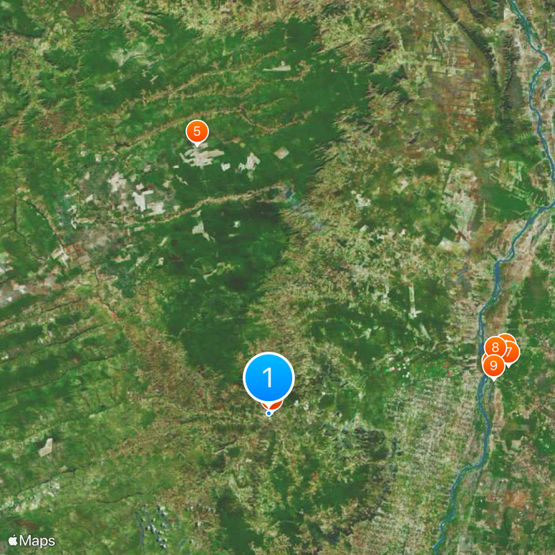 Santa Maria da Vitória Map