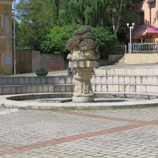 Kašna na Mariánském náměstí v Bohosudově