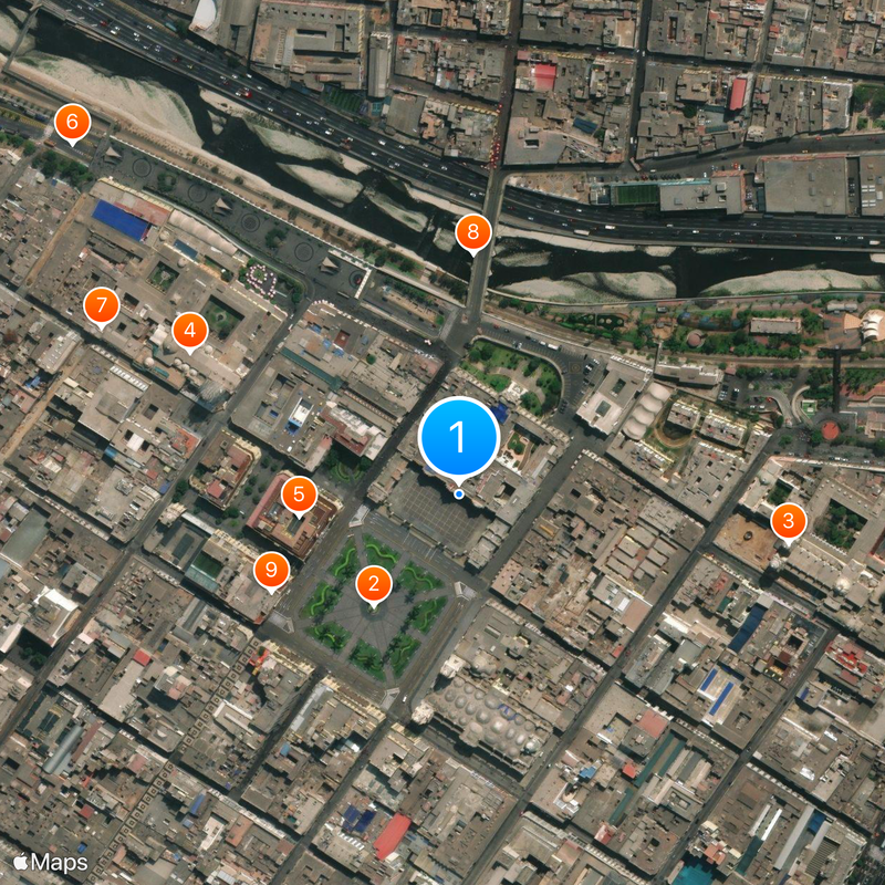 Government Palace Map