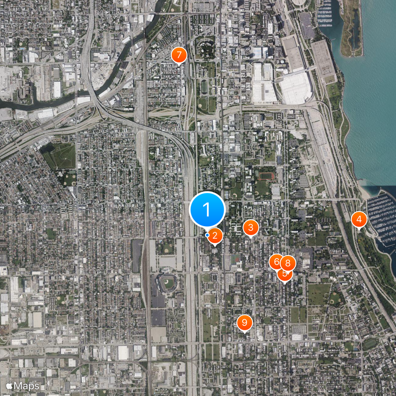 Instituto de Tecnología de Illinois Mapa