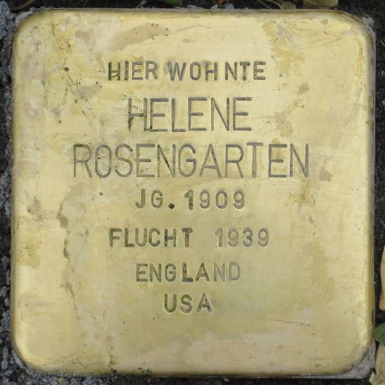 Stolperstein für Helene Rosengarten