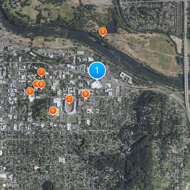Matthew Knight Arena Map