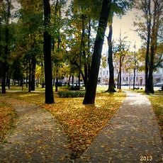 Hramyki garden square, Homieĺ