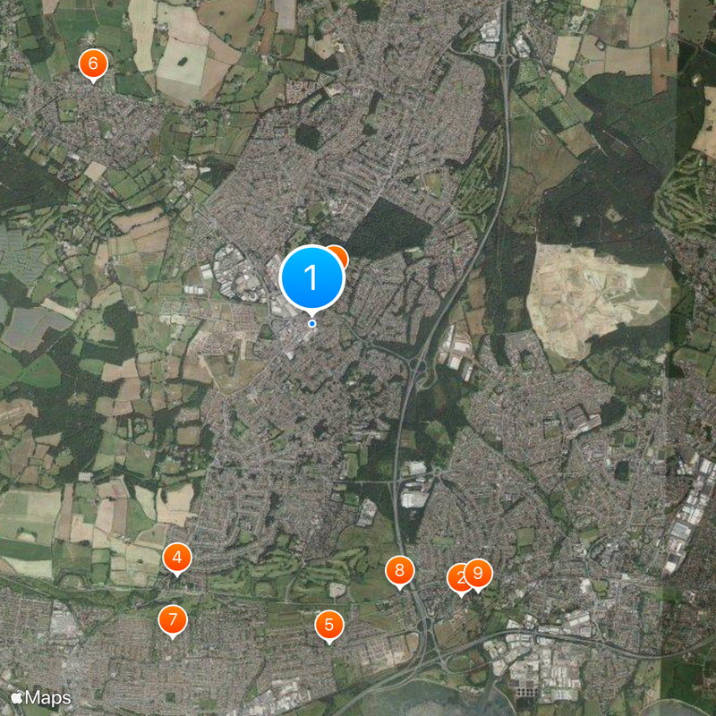 Waterlooville Map