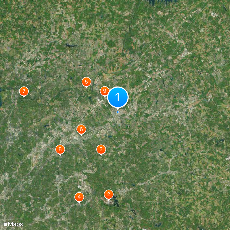 Gwinnett Place Mall Map