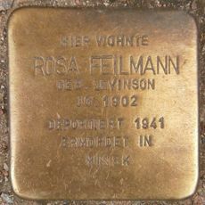 Stolperstein dedicated to Rosa Feilmann