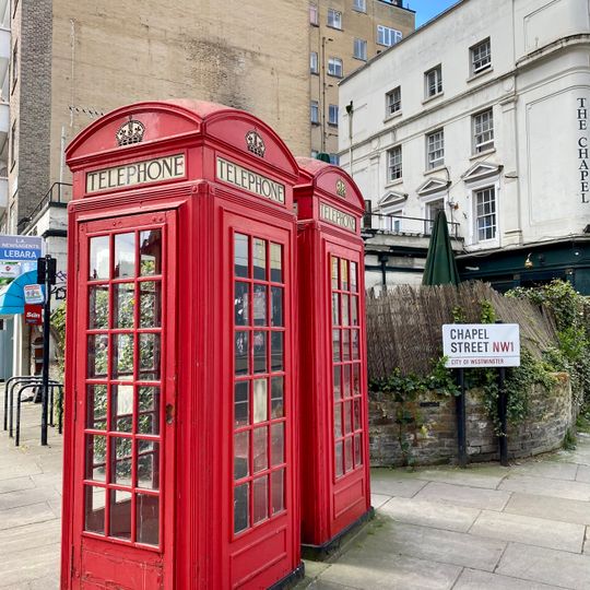K2 Telephone Kiosk, The Western Of Pair At South Side Of Junction With Chapel Street