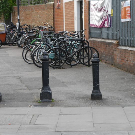 6 Bollards At Entrance To Beaconsfield Walk