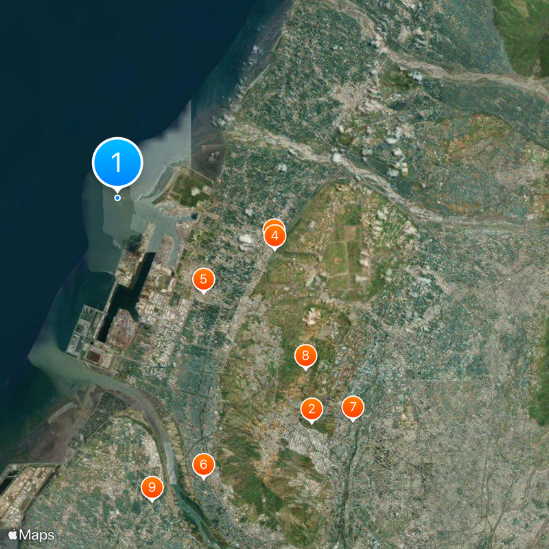 Port of Taichung Map