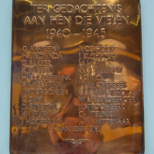 Plaquette in het NS-station